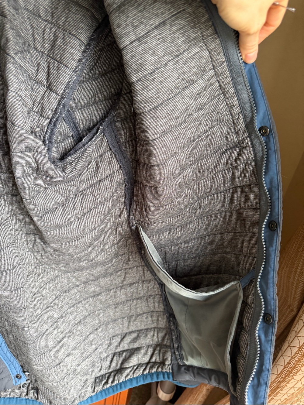 Men's Relwen Quilted Lightweight Jacket — Charcoal Grey - Picture 4 of 7